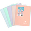 Clairefontaine, Zápisník Koverbook, A4, linkovaný, 80 listů, blush