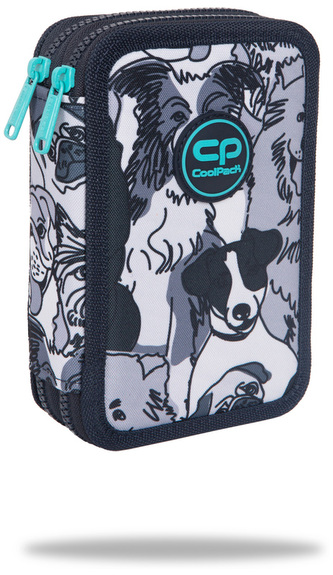 Piórnik podwójny z wyposażeniem Jumper 2 Dogs Planet CoolPack, Patio