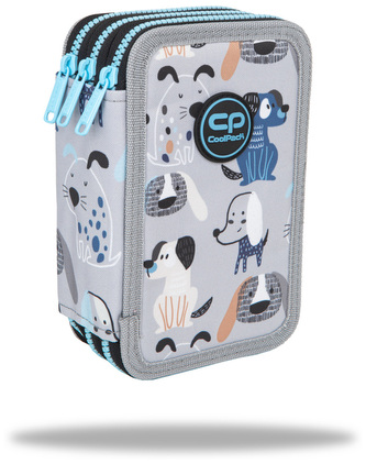 Piórnik potrójny z wyposażeniem Jumper 3 Doggy Coolpack CoolPack, Patio