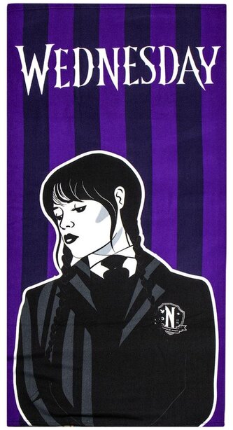 Ručník - osuška Wednesday: Postava (70 x 140 cm)
