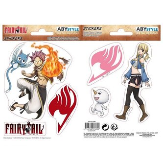 Samolepky Fairy Tail - Natsu & Lucy