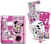 Kreativní blok v kroužkové vazbě Disney|Minnie Mouse: Dívky se baví (22 x 26 x 2 cm)