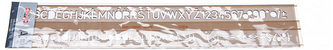 Szablon kreślarski literowo-cyfrowy 10/1,0mm, Koh-I-Noor