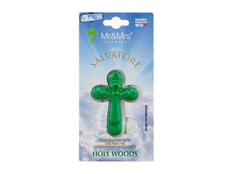 Mr&Mrs Fragrance Salvatore Vůně do auta Holy Woods 1 ks Green