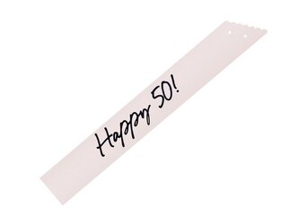 Szarfa Happy 50 krem 76cm
