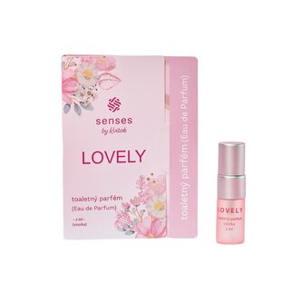 Kvitok Senses Toaletní parfém Lovely - vzorek (2 ml) - s vůní růže, vanilky a citrusů