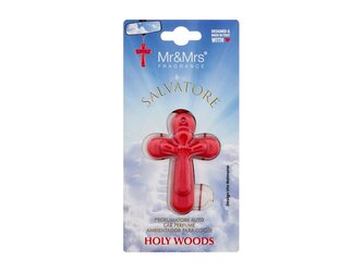 Mr&Mrs Fragrance Salvatore Vůně do auta Holy Woods 1 ks Red