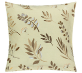 Povláček bavlněný - Větvičky hnědá, béžová - 40x40 cm