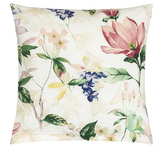 Povláček bavlněný - Magnolie růžová, zelená - 40x40 cm