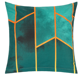 Povláček bavlněný - Plástev tm.zelená - 40x40 cm