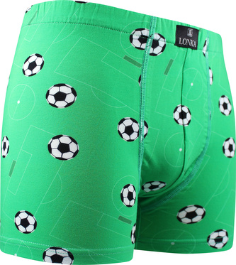 Lonka® boxerky Kevin IMAGE fotbal zelená M 1 ks