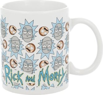 STOR Hrneček keramický 325 ml Rick & Morty Faces