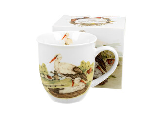 Kubek 400 ml Ptasi Świat BOCIANY