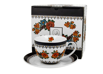 Filiżanka ze spodkiem INDIGO 2