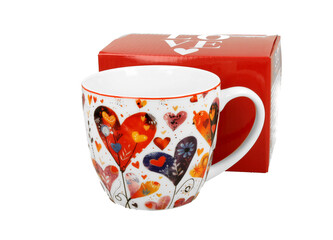 Kubek 460 ml KOLOROWE SERCA 1