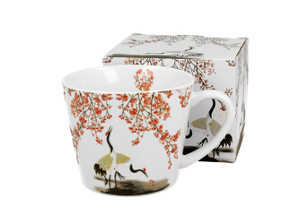 Kubek prosty SAKURA I ŻURAWIE