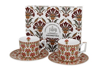 2 filiżanki espresso ze spodkami CARNATIO