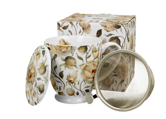 Zaparzacz na stopce ENGLISH ROSES WHITE