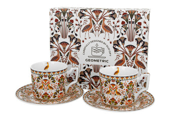 2 filiżanki espresso ze spodkami HERON