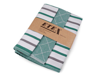 Bavlněná utěrka 50x70 cm egyptská bavlna - 3 ks - 10 zelená