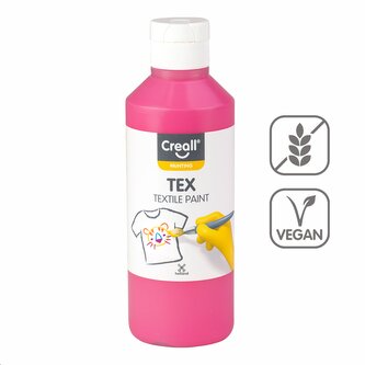 Creall textilní barva TEX, 250 ml, růžová