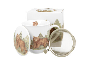 Kubek z zaparzaczem Świat Zwierząt NIEDŹWIEDZIE