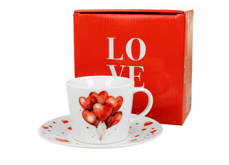 Filiżanka ze spodkiem BALONY 1