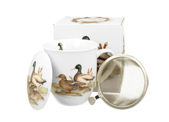 Kubek z zaparzaczem Ptasi Świat KACZKI