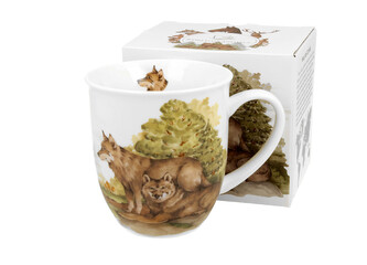 Kubek 400 ml Świat Zwierząt WILKI