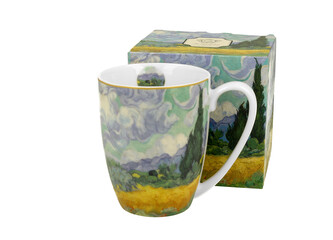 Kubek classic WHEAT FIELD inspired by Van Gogh