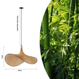 Immax BOHO SOMBRERO designové závěsné svítidlo D80cm, E27 přírodní ratan