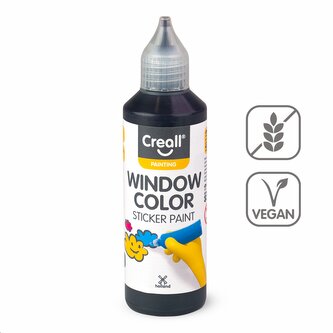 Creall barva na sklo Window color, 80 ml, černá