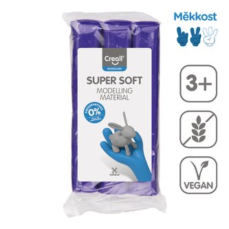 Creall modelovací hmota Super soft, 500 g, fialová