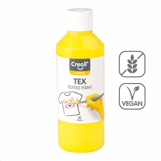 Creall textilní barva TEX, 250 ml, žlutá