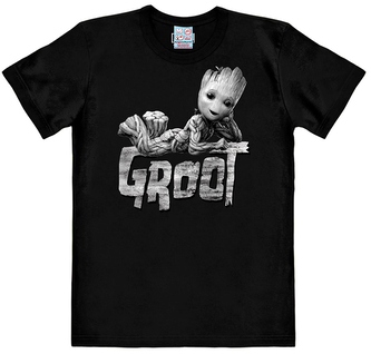 Pánské tričko Marvel|Guardians Of The Galaxy|Strážci galaxie: I Am Groot (2XL) černá bavlna