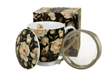 Zaparzacz na stopce ENGLISH ROSES BLACK