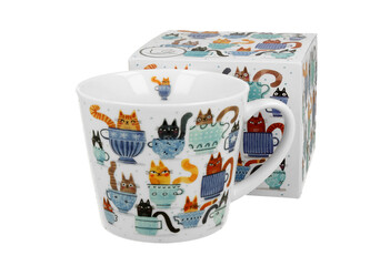 Kubek prosty Koci Świat KOTY W FILIŻANKACH