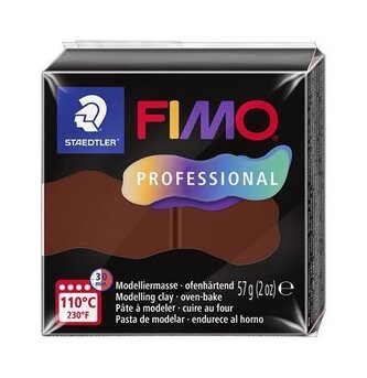 Modelovací hmota FIMO "Professional", čokoládová, 57 g, FIMO 8040-77