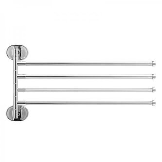DuraHome Věšák na ručníky, nástěnný, AMBOSELI 44782, 4 ramenný, chrom