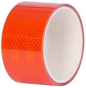 Páska samolepící reflexní 50 mm x 2 m oranžová extra viditelná