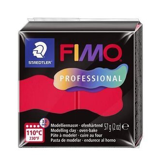Modelovací hmota FIMO "Professional", červená, 57 g, FIMO 8040-200