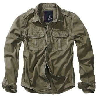 Košile Brandit Vintage Shirt 1/1 - olivová, 7XL