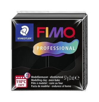 Modelovací hmota FIMO "Professional", černá, 57 g, FIMO 8040-9