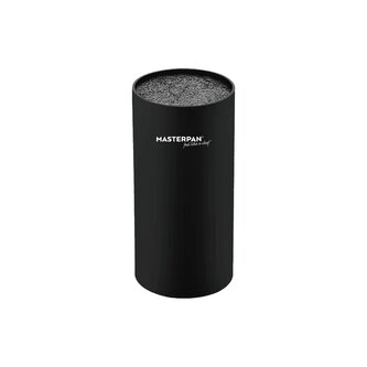 Kuchyňský stojan na nože – černý soft-touch design, 22 cm
