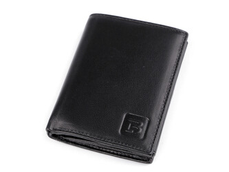 Pánská peněženka kožená - 1 ks - 3 černá