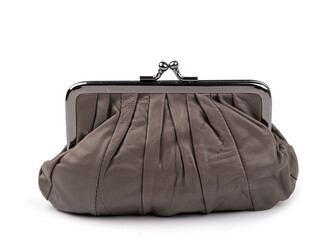 Dámská peněženka kožená 10x17 cm - 1 ks - 13 šedá