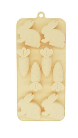 FORMA SILIKONOVÁ VELIKONOČNÍ NA ČOKOLÁDU KRÉMOVÁ