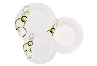 Jídelní sada porcelán 18ks  GREEN