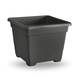 Květináč QUADRATO 22x22cm antracit