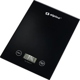 ALPINA-NK Kuchyňská váha digitální 5 kg černá ED-255246